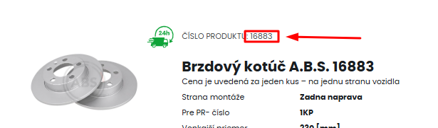 Kde nájdem číslo dielu